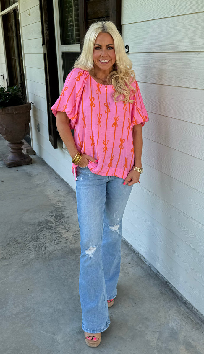 Pink Ribbon Top – Sassafras Gift Boutique Pink Ribbon Top – Sassafras Gift Boutique