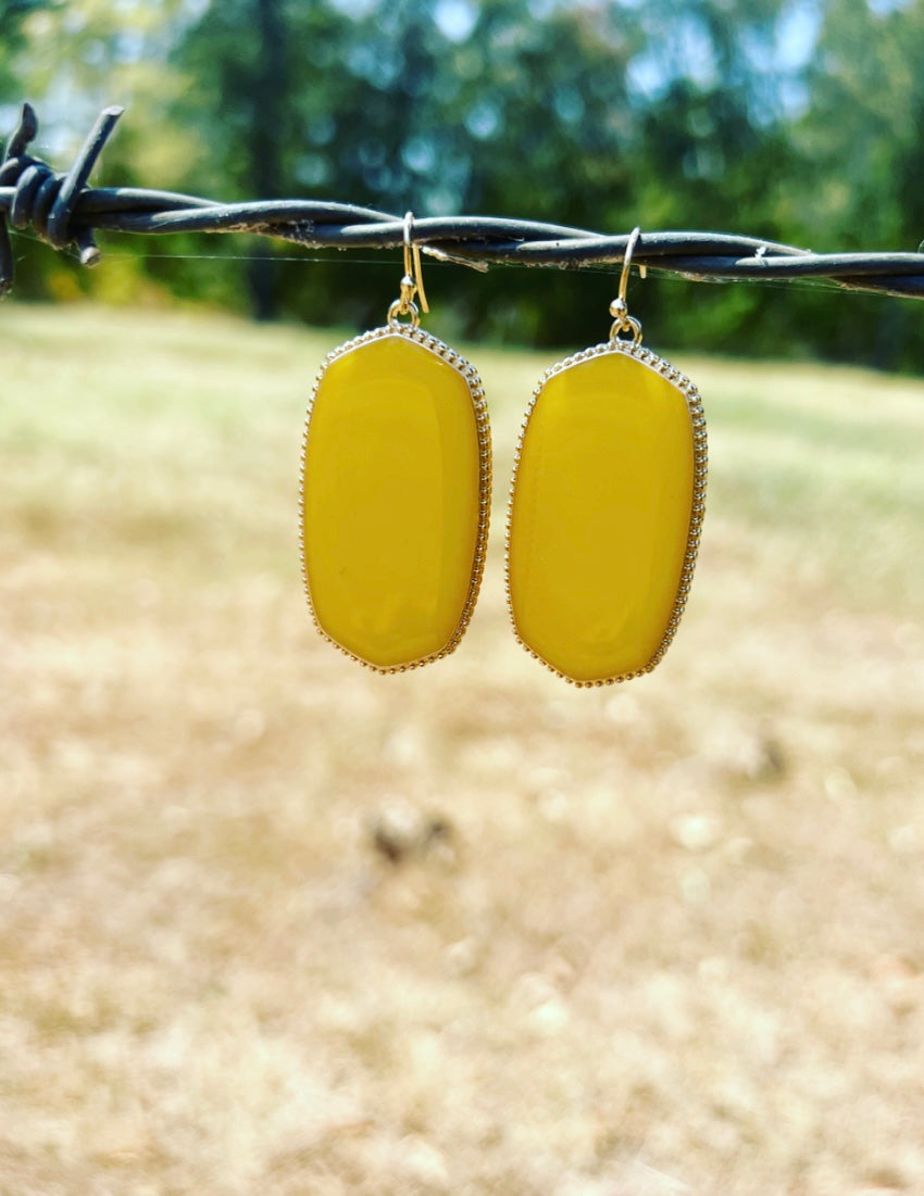 Yellow Earring