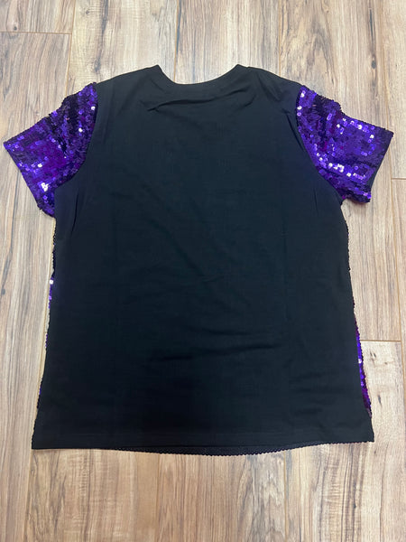 Tiger Sequin Top