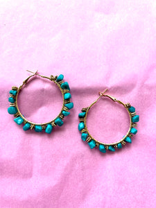 Turquoise Stone Earring