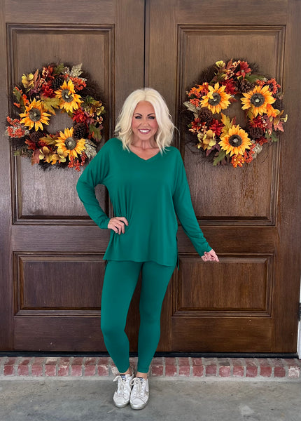 Kelly Green Loungewear Set