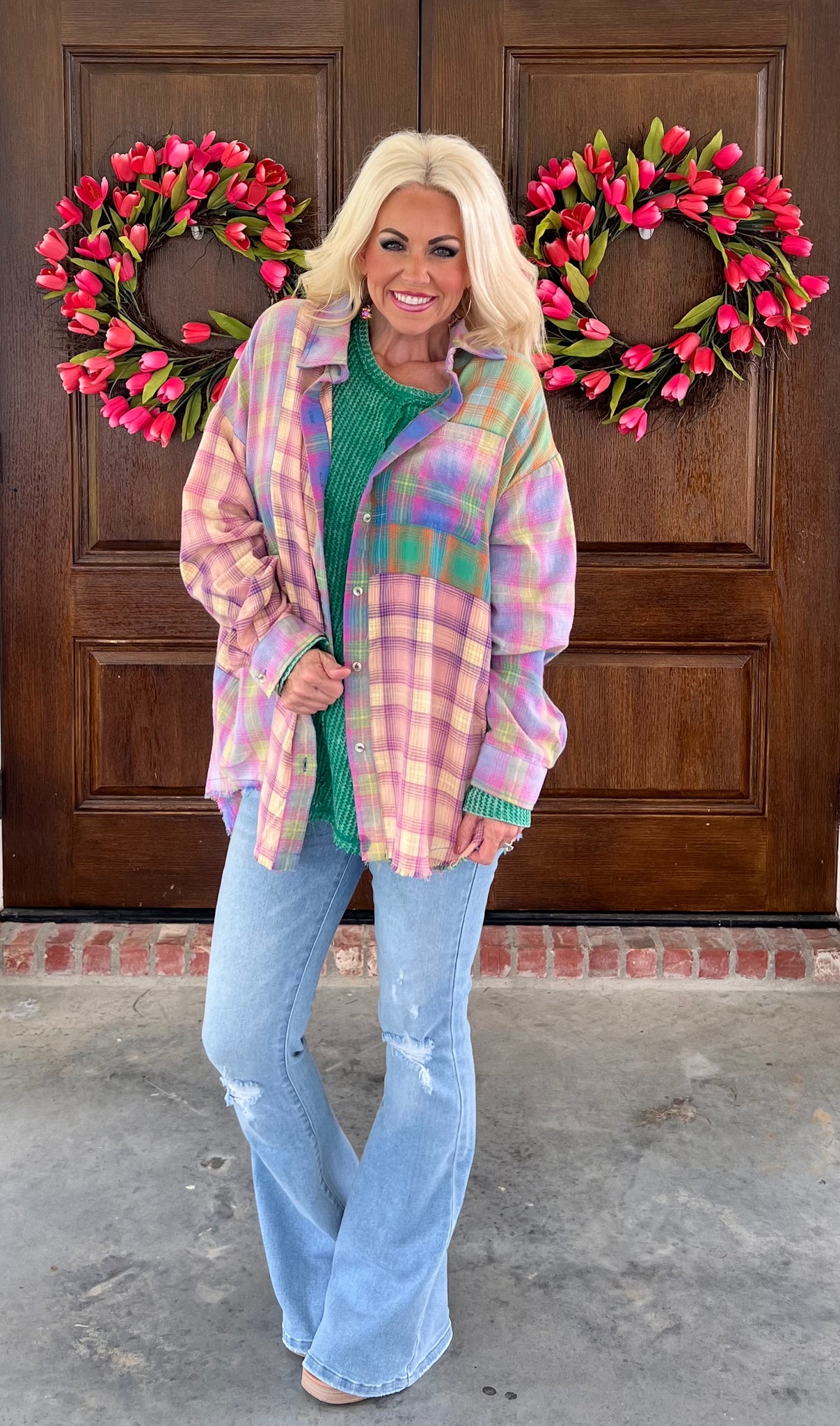 Vintage Multi Plaid Shirt