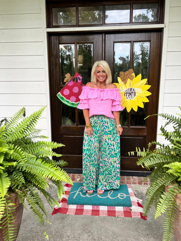 Wild Side Palazzo Pants