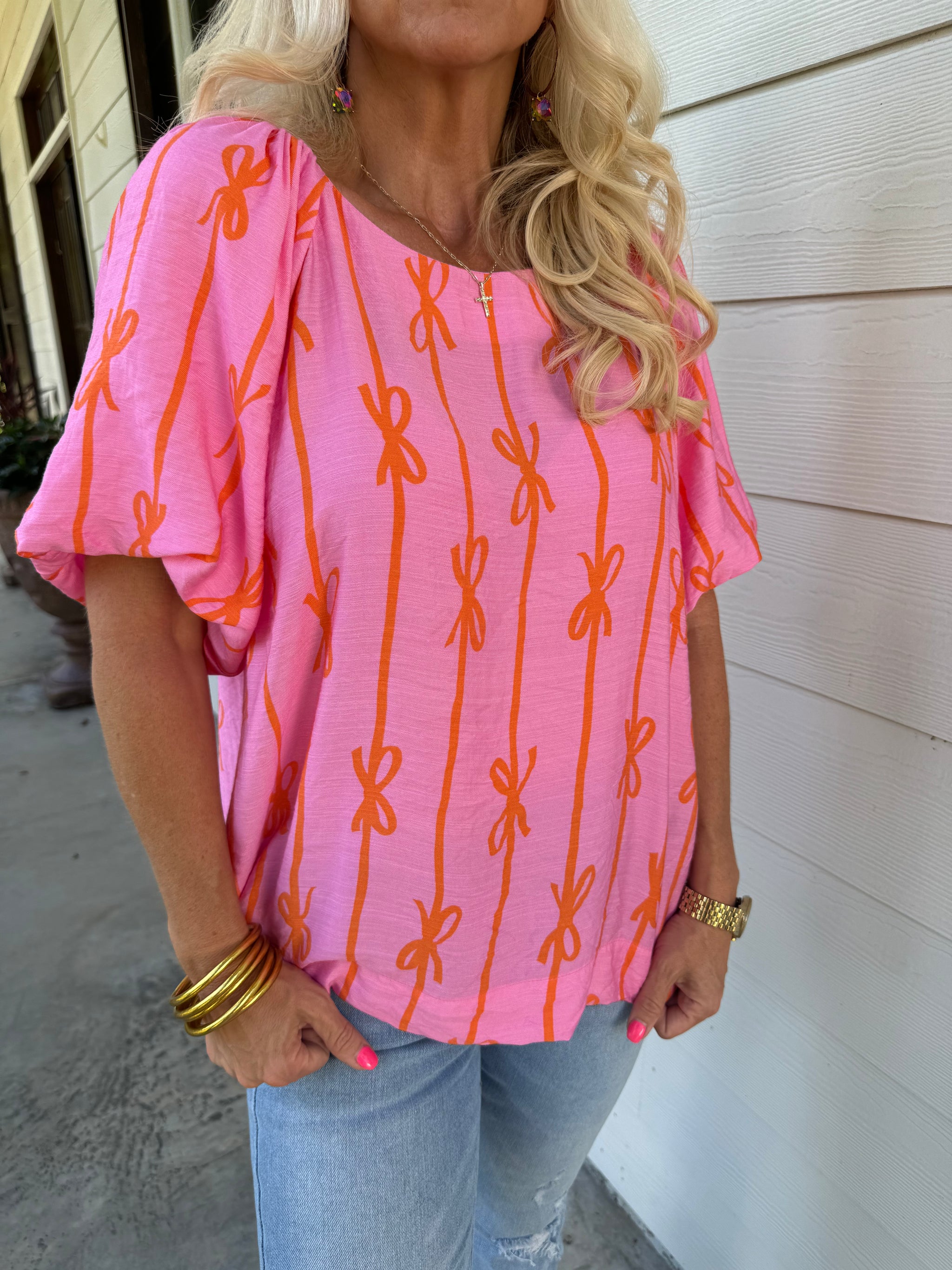 Pink Ribbon Top – Sassafras Gift Boutique Pink Ribbon Top – Sassafras Gift Boutique