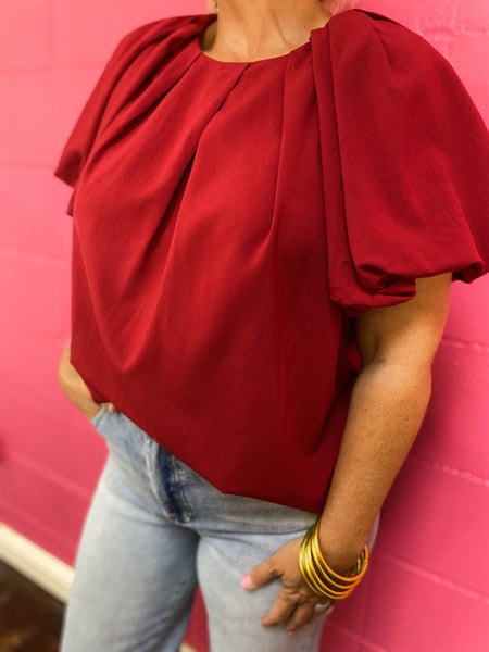 Ruby Bubble Top