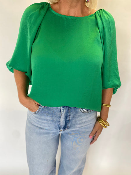 Kelly Green Balloon Top