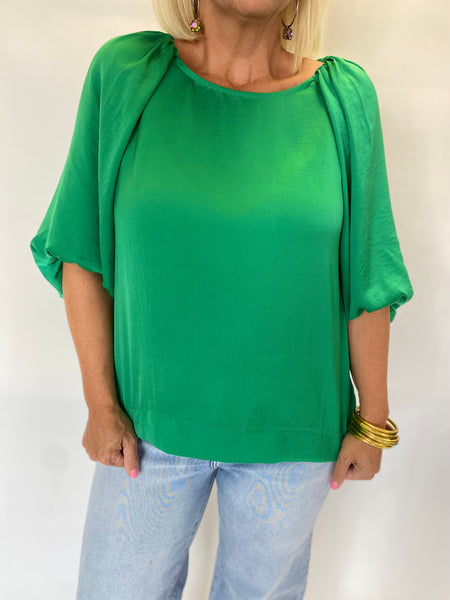 Kelly Green Balloon Top