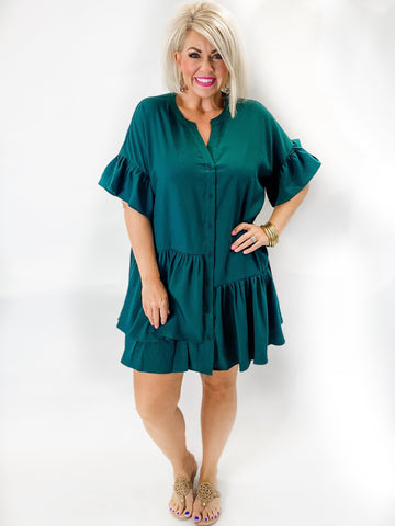 Hunter Green Dress